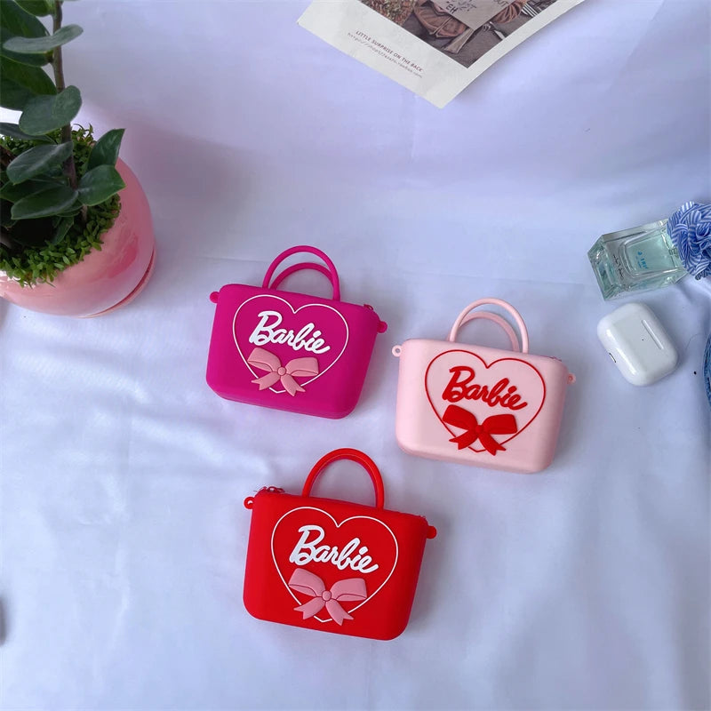 Cute Pink Barbie Silicone Bag - Multi-Purpose Charm