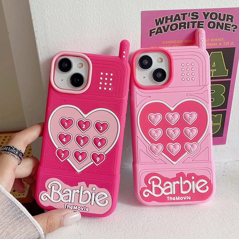 Luxury Barbie iPhone Case - Shockproof Silicone
