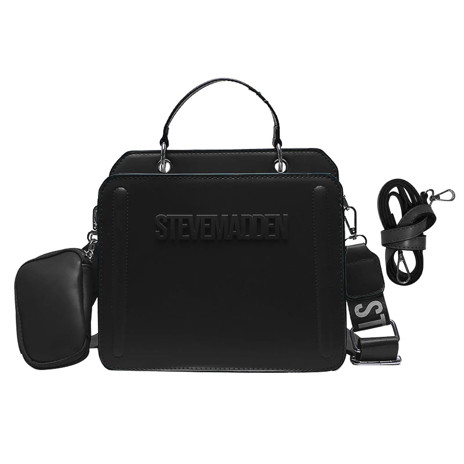 Steve Madden Women’s PU Leather Shoulder & Tote Bag