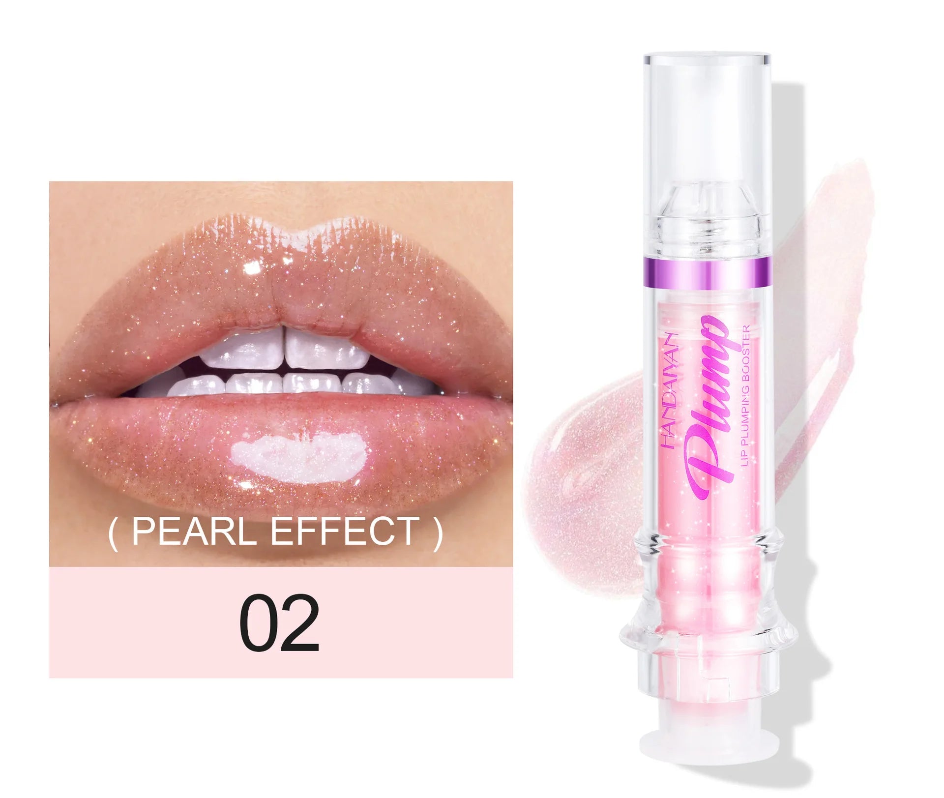 Handaiyan Lip Plumping Glitter Gloss - Waterproof