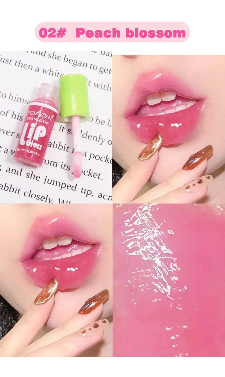 6-Piece Mirror Lip Glaze Set - Long-Lasting
