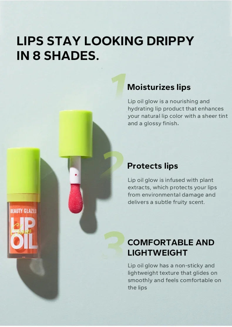 8-Color Moisturizing Candy Lip Gloss Set