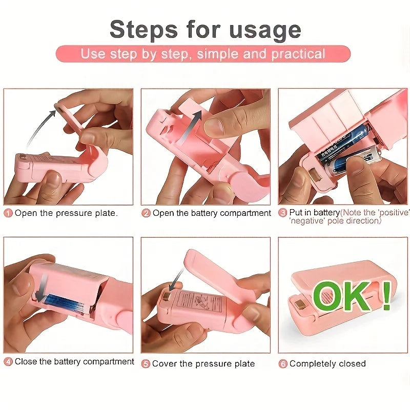 Mini Sealing Machine - Portable Food Sealer