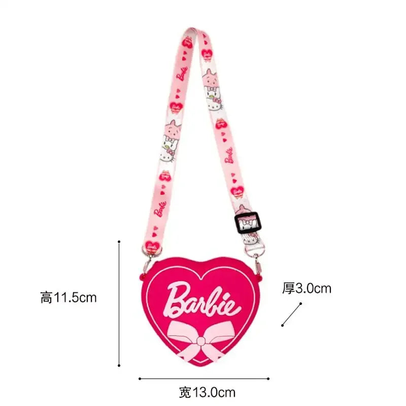 Cute Pink Barbie Silicone Bag - Multi-Purpose Charm