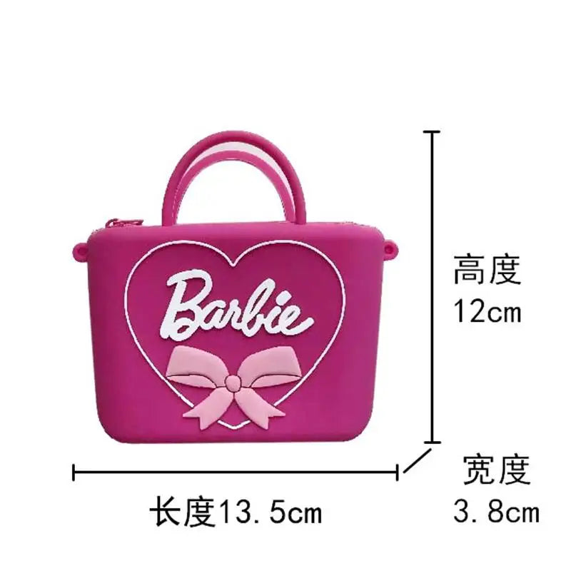 Cute Pink Barbie Silicone Bag - Multi-Purpose Charm