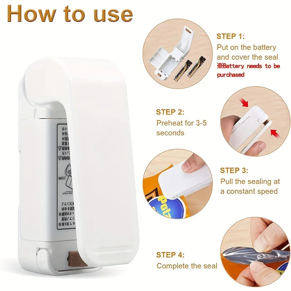 Mini Sealing Machine - Portable Food Sealer