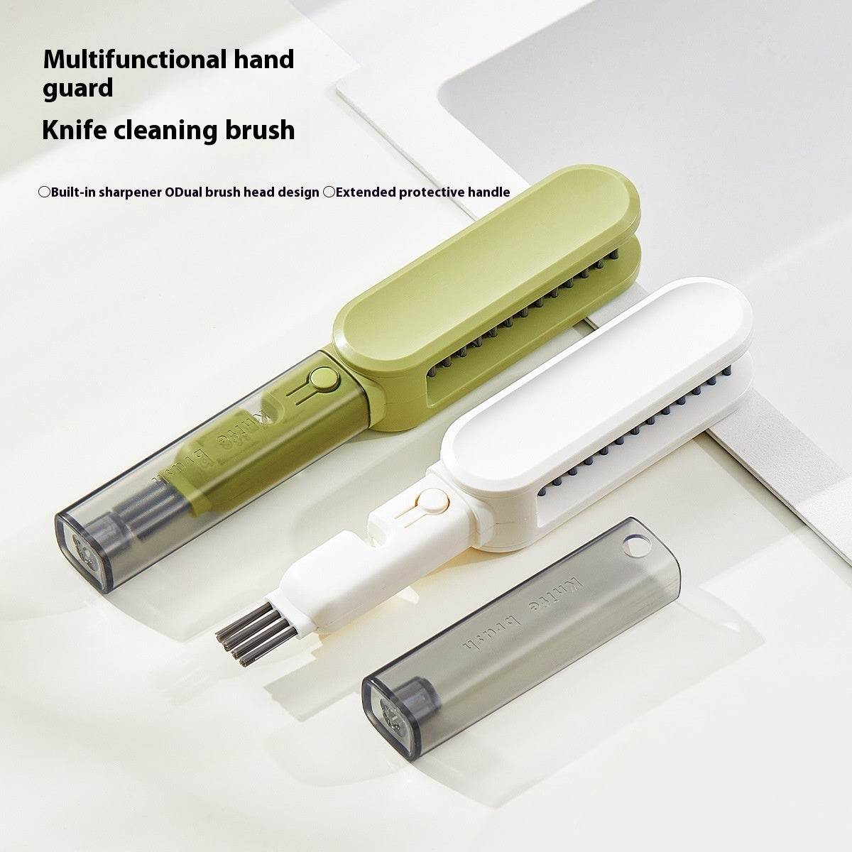 Safety Hand Guard Cleaning Brush - Multi-Purpose Kitchen Tool