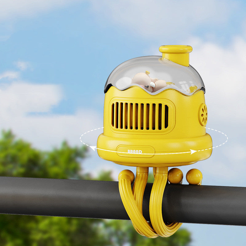 Portable Silent Fan - Baby Stroller & Dorm Room Essential