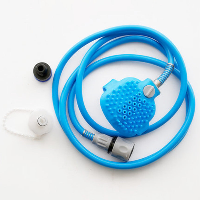 Pet Shower Sprayer & Massager - Dog Cat Bathing Tool with Brush