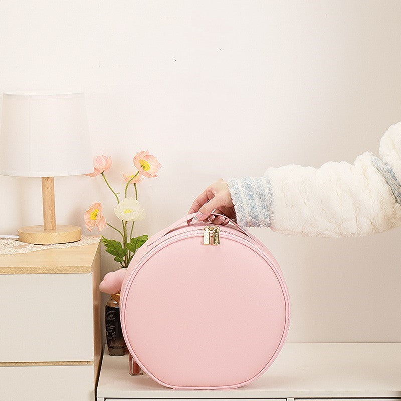 Smart LED Makeup Bag with Mirror - Travel Beauty Organizer