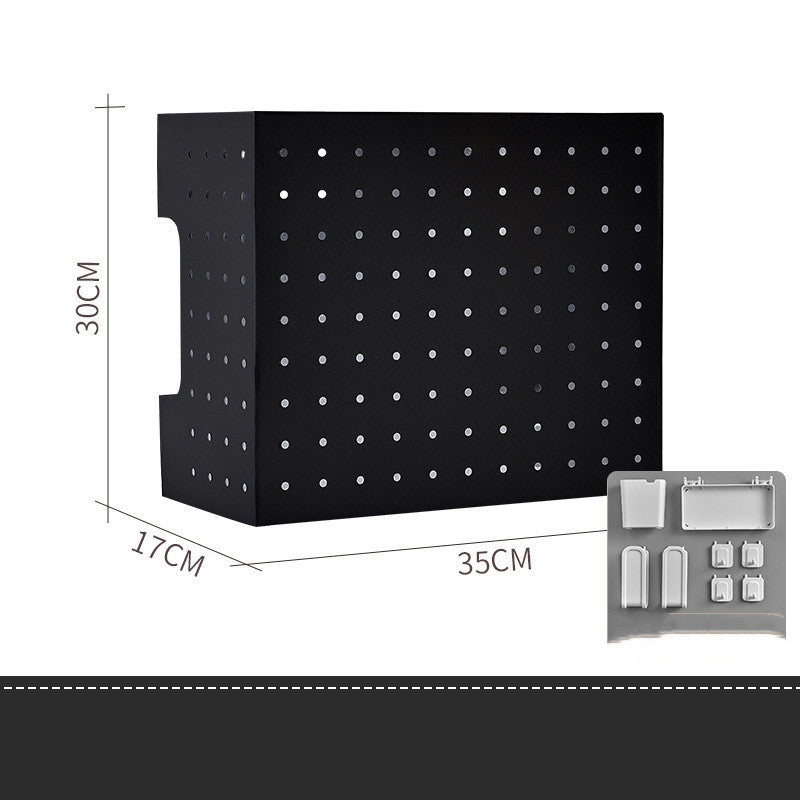 Wall Mounted Kitchen Organizer - No-Drill Storage Rack System
