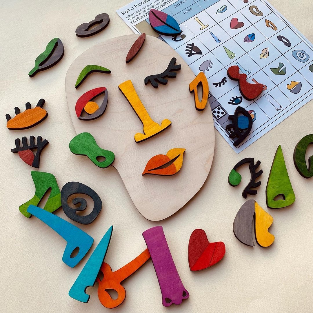 Wooden Montessori Puzzle - Stress Relief & Brain Training