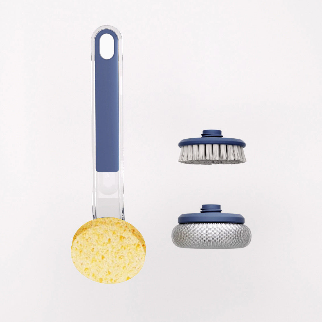 Long Handle Wok Cleaning Brush - Professional Kitchen Scrubber