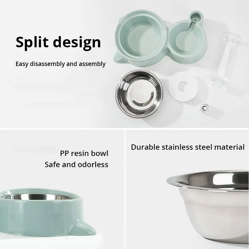 Automatic Pet Water Fountain - Gravity-Fed Dog Cat Water Dispenser