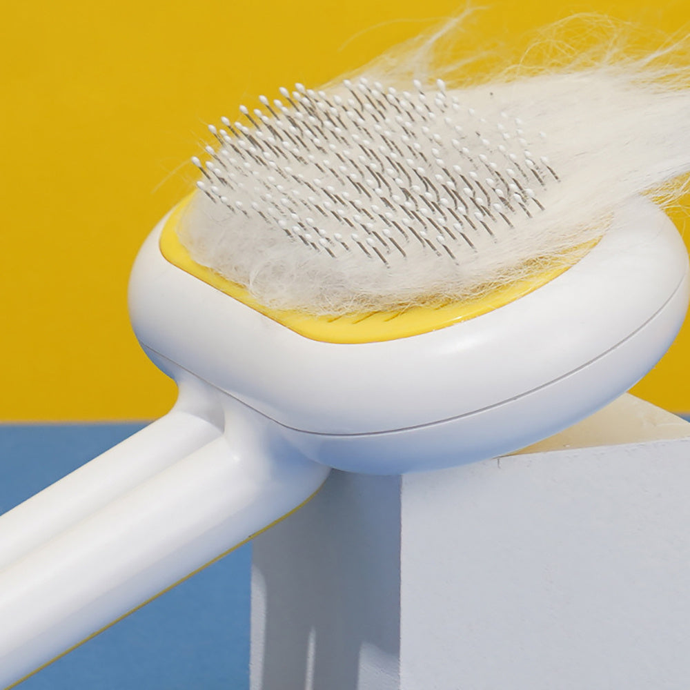 Professional Pet Grooming Brush - Stainless Steel for All Coat Types
