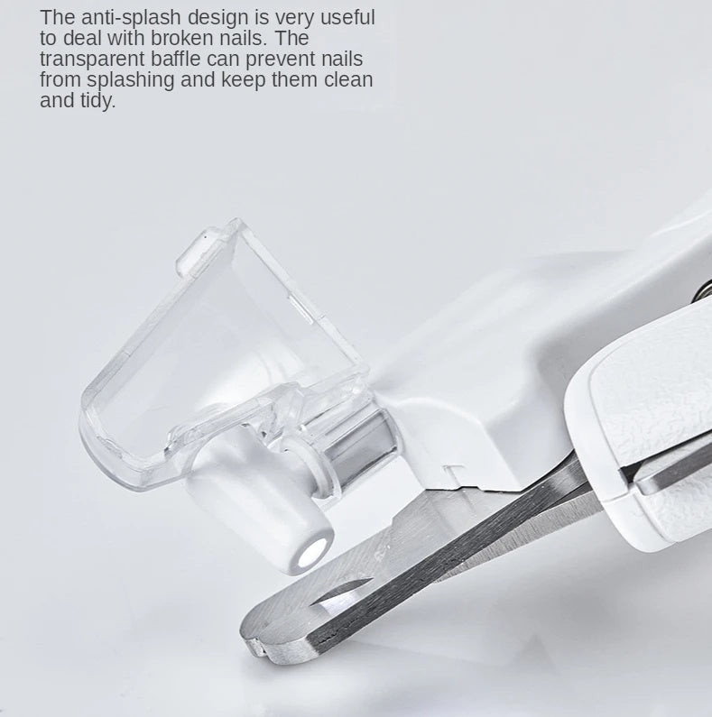 LED Pet Nail Clippers - Professional Dog Cat Nail Trimmer with Light