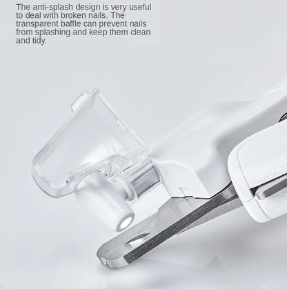 LED Pet Nail Clippers - Professional Dog Cat Nail Trimmer with Light