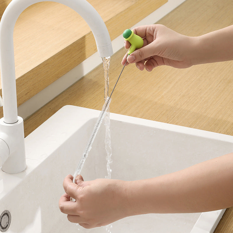 Flexible Stainless Steel Cleaning Brush - Multi-Purpose Scrubber