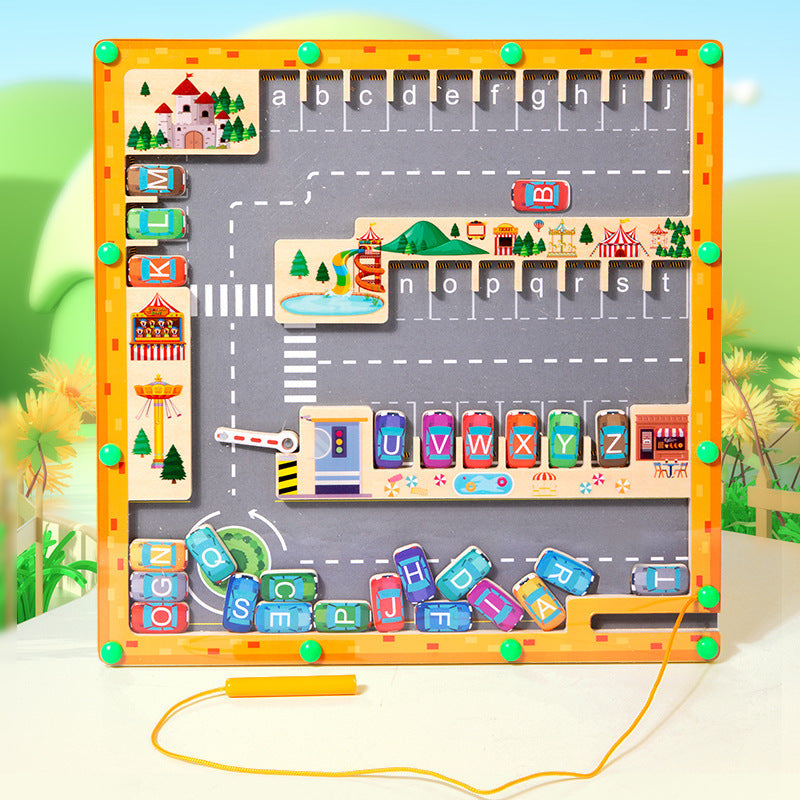 Educational Magnetic Maze - Montessori Learning Adventure
