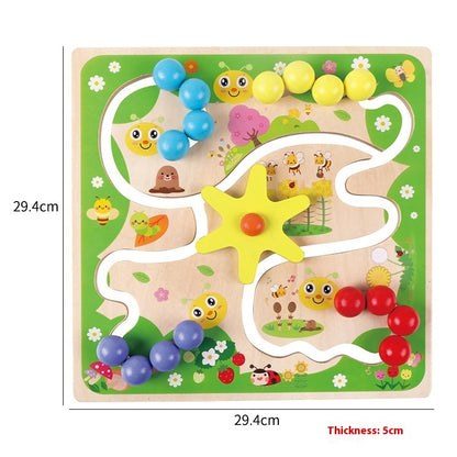 Wooden Early Education Montessori Toy - Learning Foundation