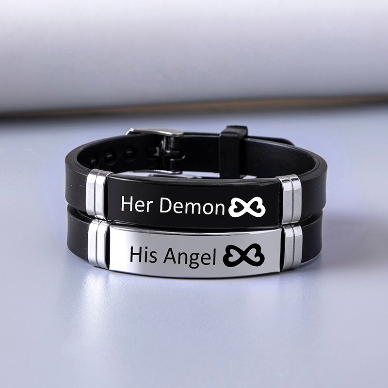 Heart Infinity Stainless Steel Bracelet