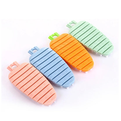 Flexible Vegetable &amp; Fruit Cleaning Brush - Fresh Produce Scrubber