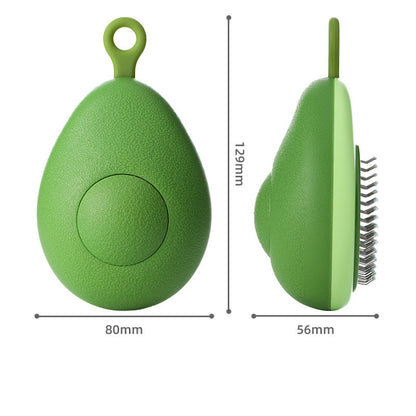 Self-Cleaning Pet Brush - One-Button Hair Removal for Dogs &amp; Cats
