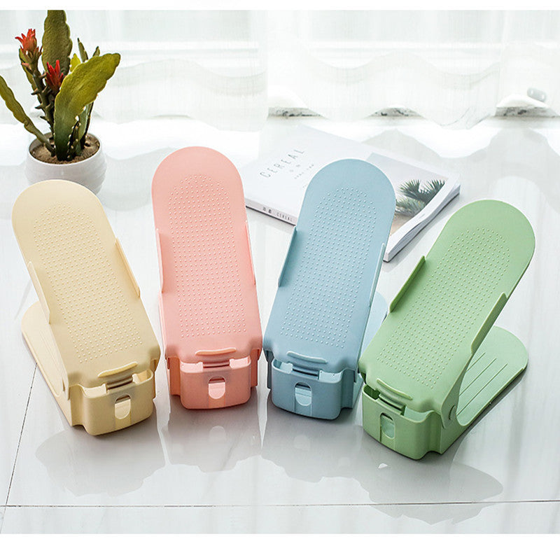 Stackable Shoe Storage Organizer - Space-Saving Closet Solution