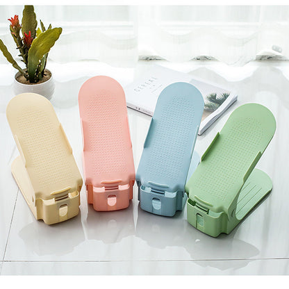 Stackable Shoe Storage Organizer - Space-Saving Closet Solution