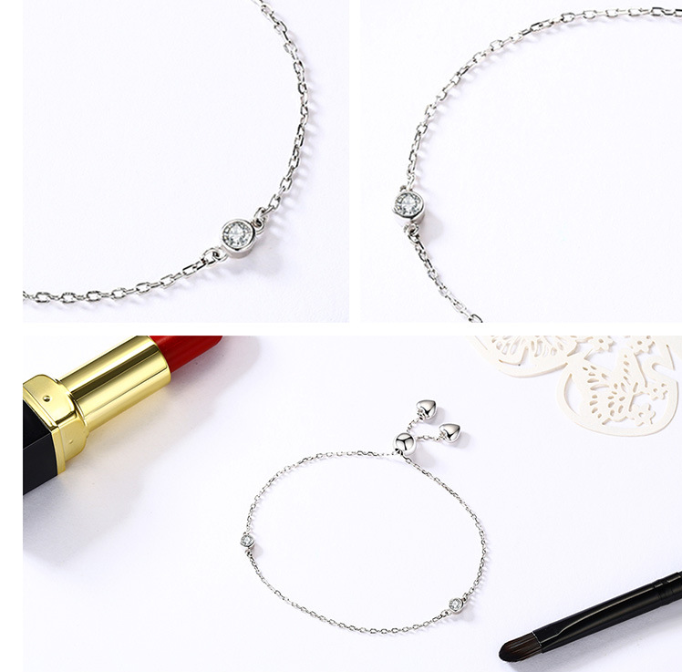 Simple Heart Lace-up Women Bracelet