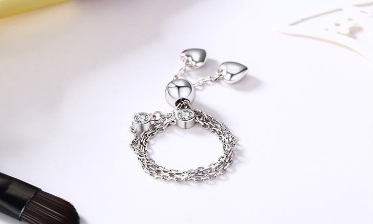 Simple Heart Lace-up Women Bracelet