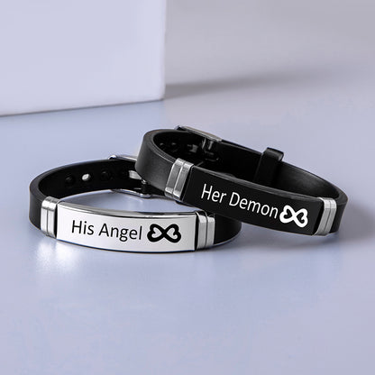 Heart Infinity Stainless Steel Bracelet
