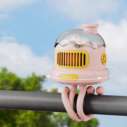 Portable Silent Fan - Baby Stroller &amp; Dorm Room Essential