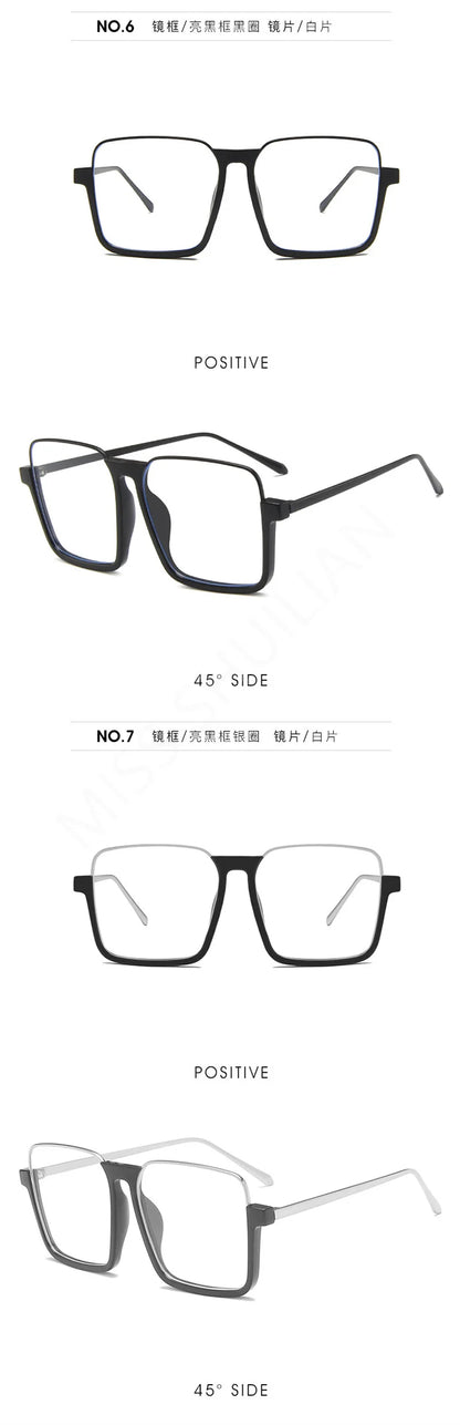HCHES Luxury Square Sunglasses Women Men Fashion Oversize Siamese Sun Glasses Female Big Frame One Piece