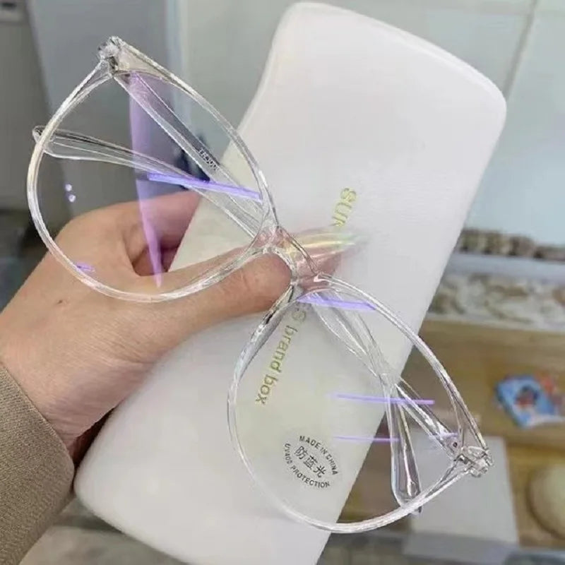 Anti-Blue Light Computer Glasses - Round Frame