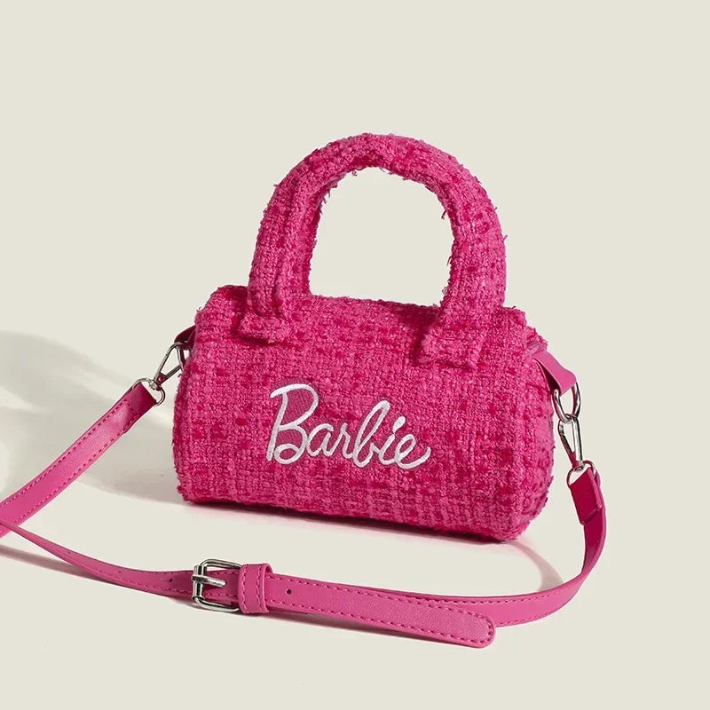 Fashion Barbie Messenger Bag - Cute Anime Cartoon Shoulder Bag &amp; Coin Purse Set