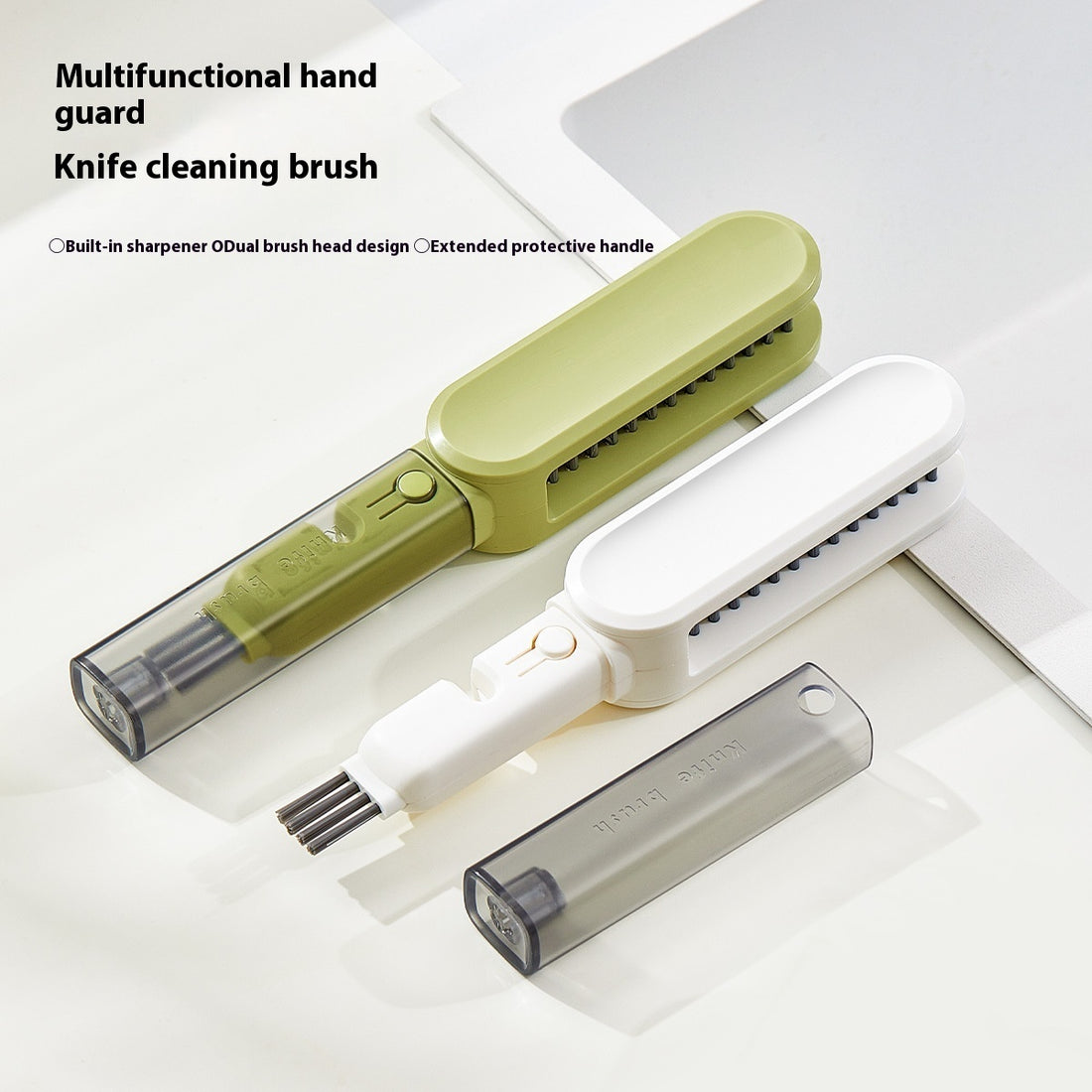 Safety Hand Guard Cleaning Brush - Multi-Purpose Kitchen Tool