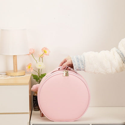 Smart LED Makeup Bag with Mirror - Travel Beauty Organizer