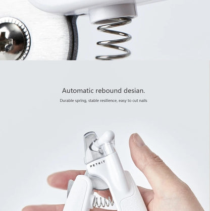 LED Pet Nail Clippers - Professional Dog Cat Nail Trimmer with Light