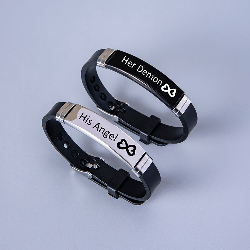 Heart Infinity Stainless Steel Bracelet