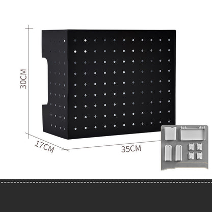 Wall Mounted Kitchen Organizer - No-Drill Storage Rack System