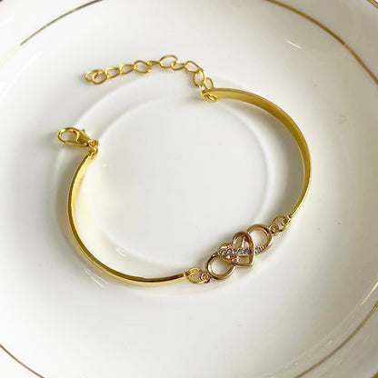 Infinity Heart Bangle