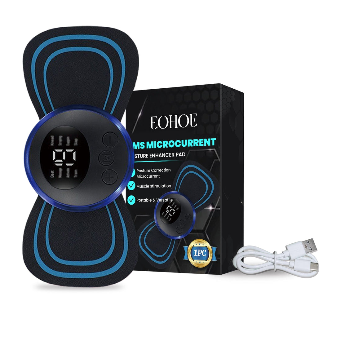 Smart Posture Enhancer Pad - USB Rechargeable Massage Device