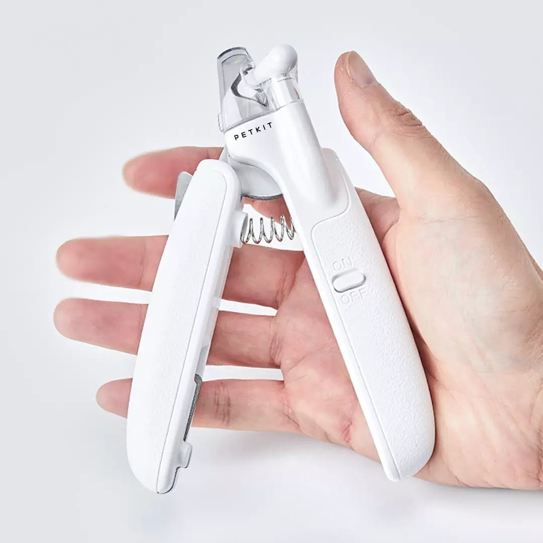 LED Pet Nail Clippers - Professional Dog Cat Nail Trimmer with Light