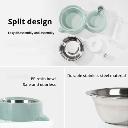 Automatic Pet Water Fountain - Gravity-Fed Dog Cat Water Dispenser