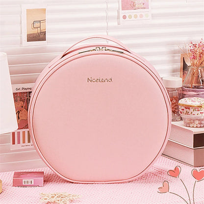 Smart LED Makeup Bag with Mirror - Travel Beauty Organizer