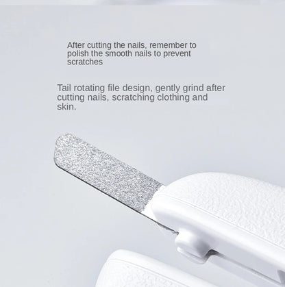 LED Pet Nail Clippers - Professional Dog Cat Nail Trimmer with Light