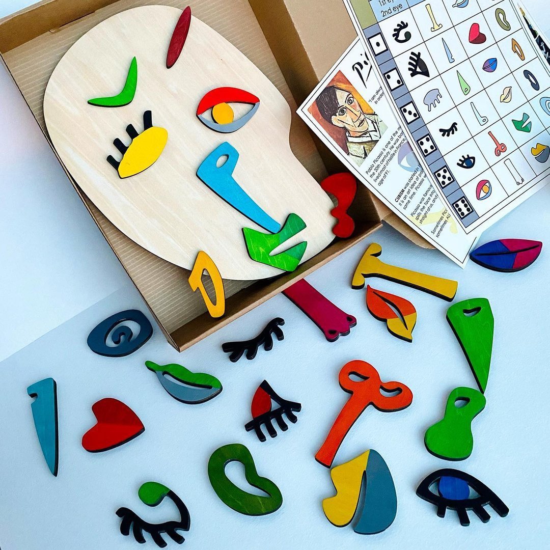 Wooden Montessori Puzzle - Stress Relief &amp; Brain Training