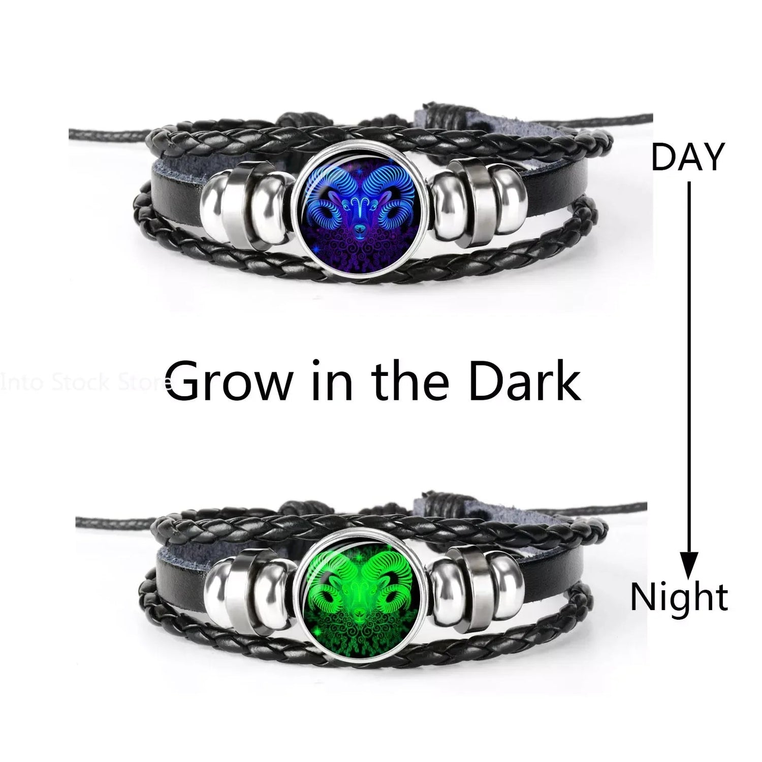 Zodiac Constellation Bracelet Braided Design Bracelet For Men Women Kids