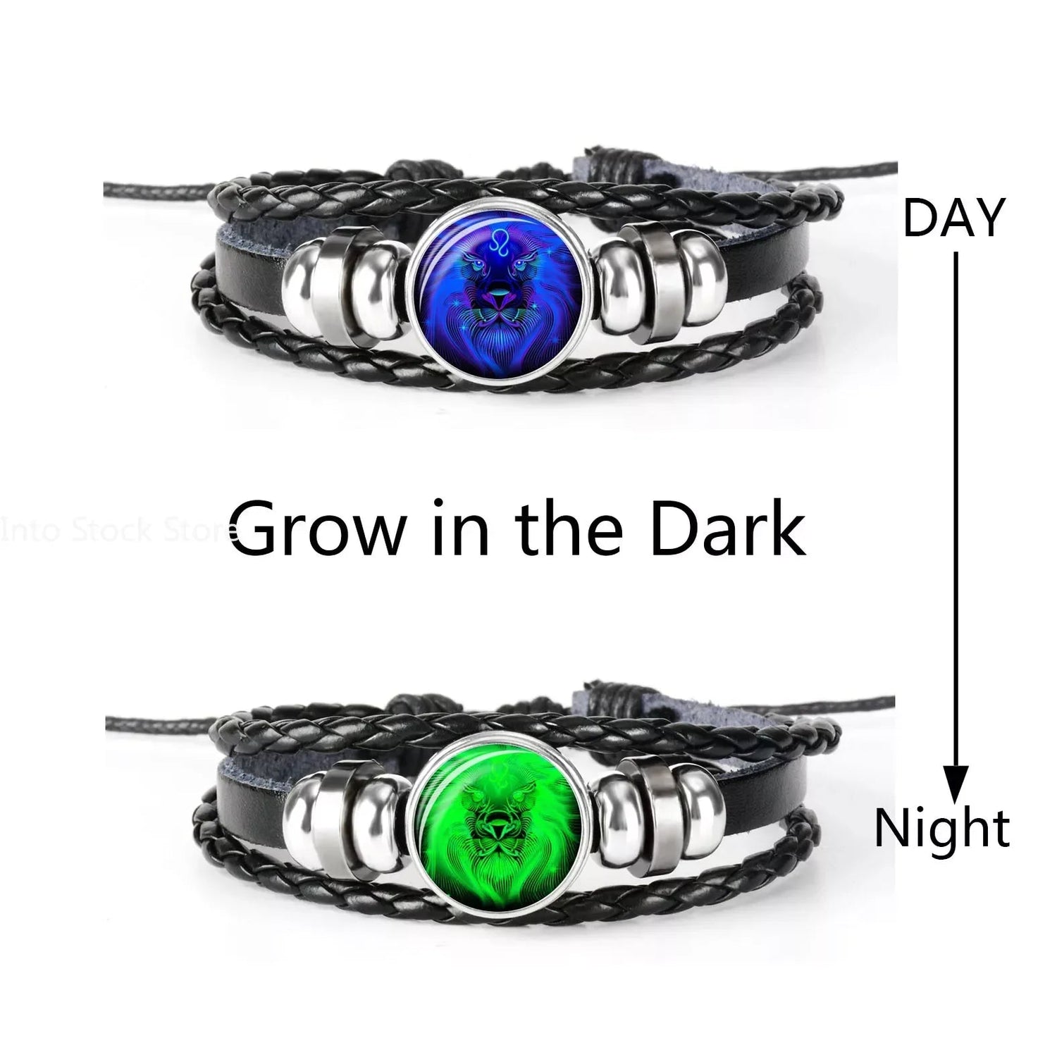 Zodiac Constellation Bracelet Braided Design Bracelet For Men Women Kids